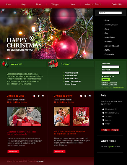 Website Template #22014