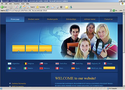 Website Template #22060