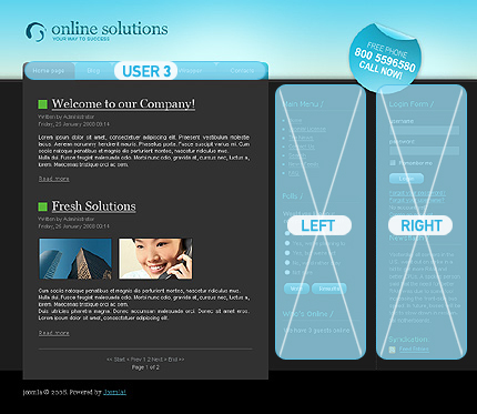 Website Template #22070