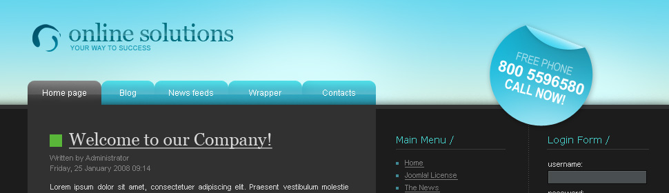 Website Template #22070