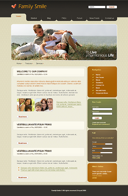 Website Template #22232