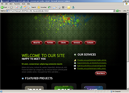 Website Template #22245