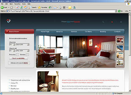 Website Template #22345