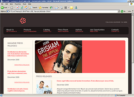 Website Template #22455