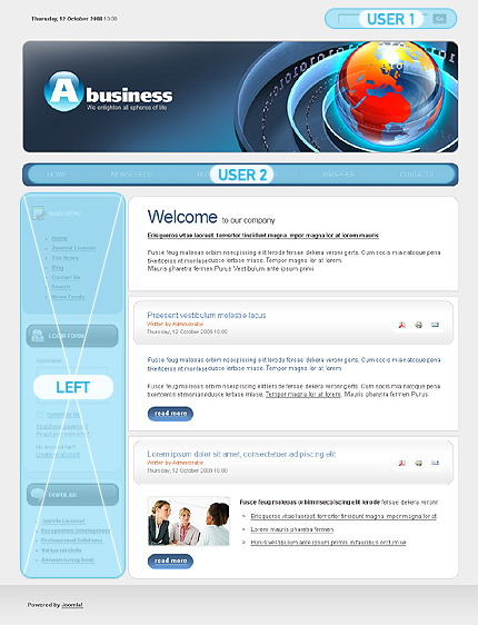 Website Template #22497