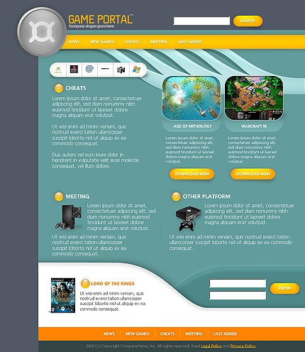  PHOTOSHOP CONTENT PAGE SCREENSHOT. Website Template #2315