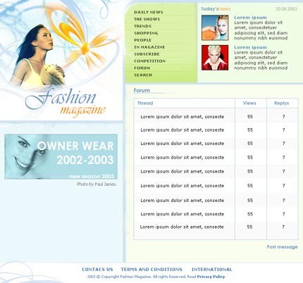 Website Template #2379