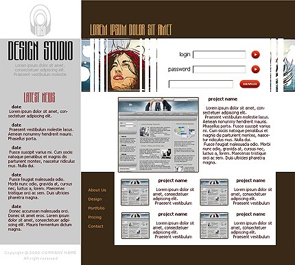 Website Template #2386