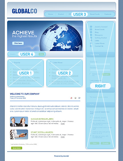 Website Template #23065