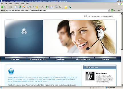 Website Template #23067