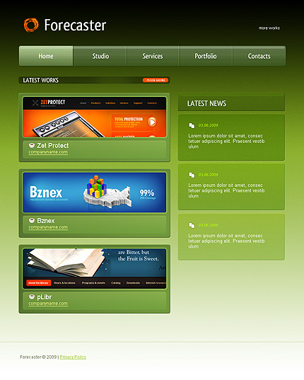 Website Template #23296