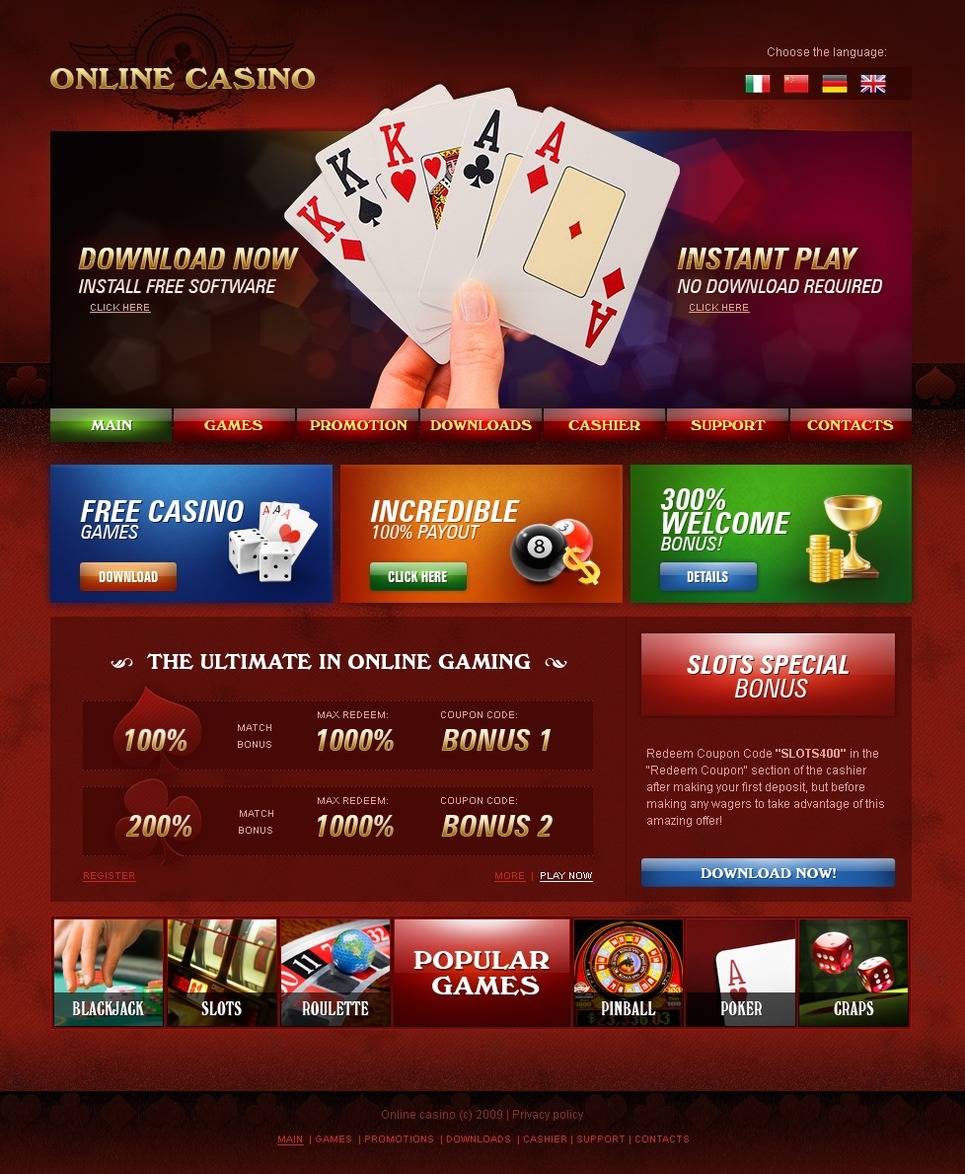 Wordpress Templates Casino