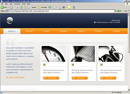 Website Template #23350