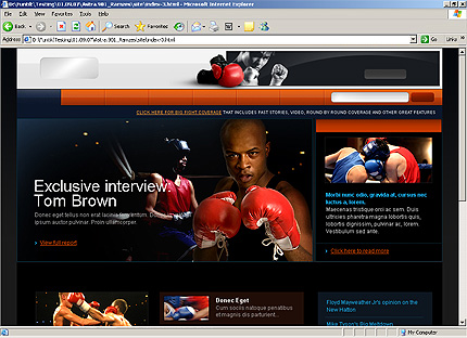 Website Template #23352