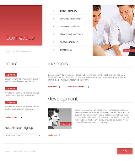 Website Template #23356