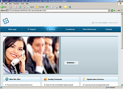 Website Template #23424