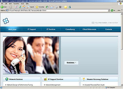 Website Template #23424