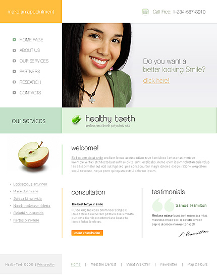 Website Template #23445