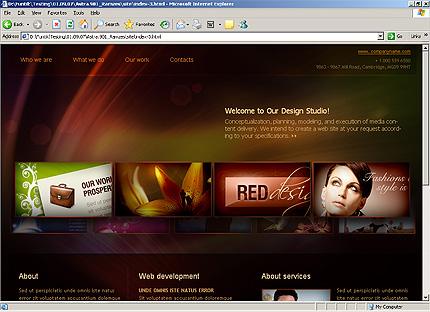 Website Template #23454