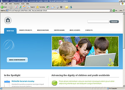 Website Template #23485