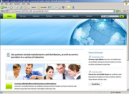 Website Template #23565