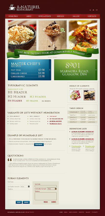 Website Template #23587