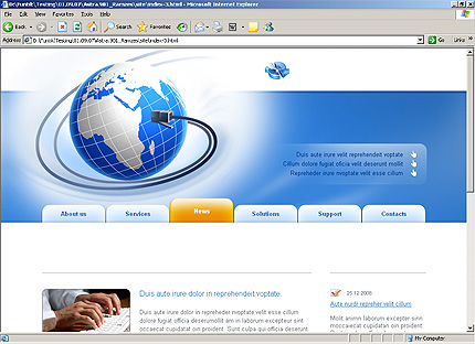 Website Template #23606