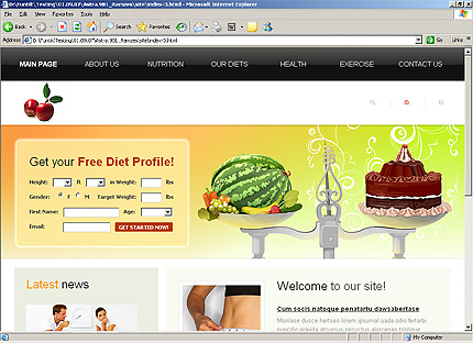 Website Template #23609