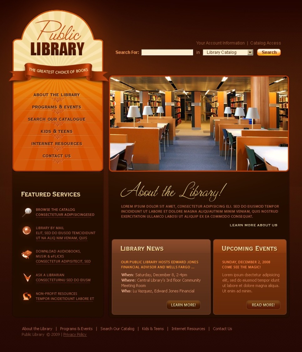 library-swish-template-23674