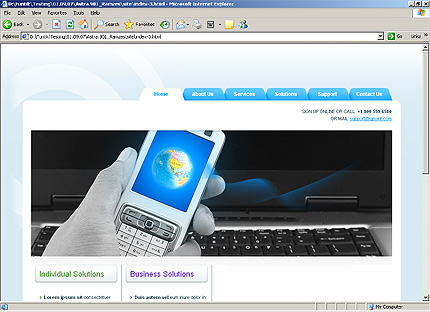 Website Template #23704
