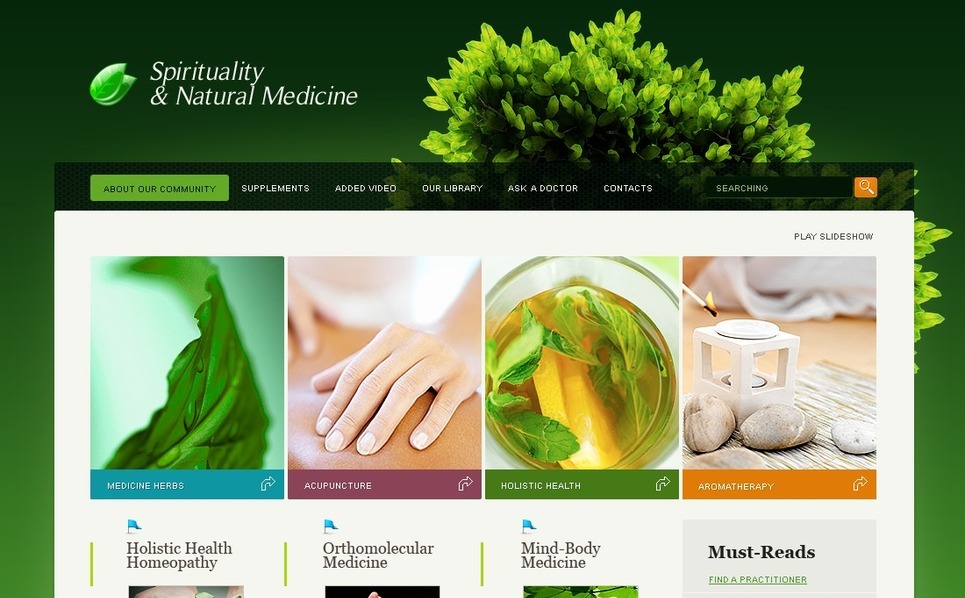 Herbal Website Template New Screenshots Big