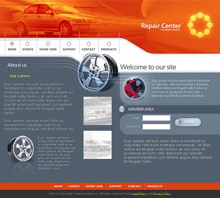 Website Template #2411