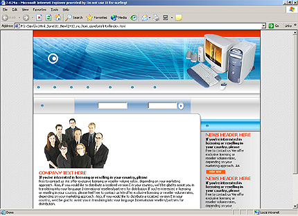 Website Template #2413