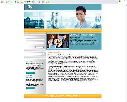 Website Template #2438