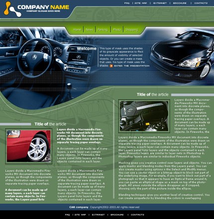 Website Template #2465