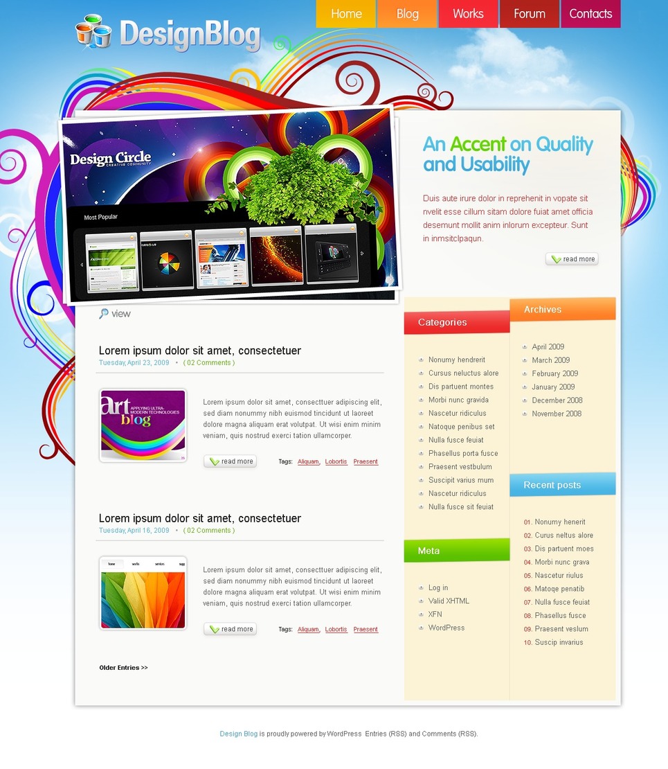 Дизайн шаблон для wordpress Дизайн шаблон для wordpress
