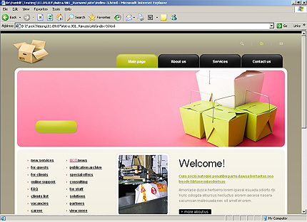 Website Template #24200