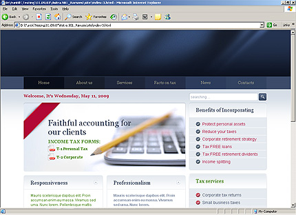 Website Template #24485