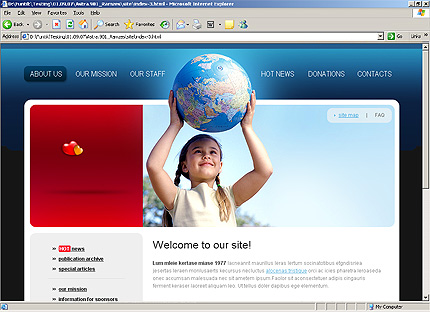 Website Template #24486