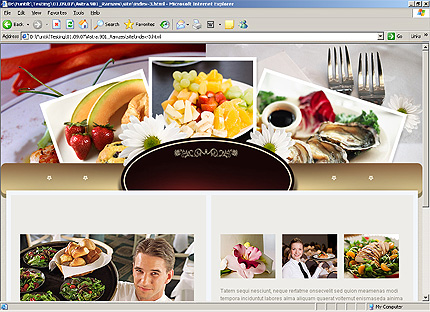 Catering Website Template