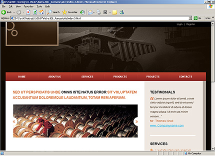 Website Template #24809