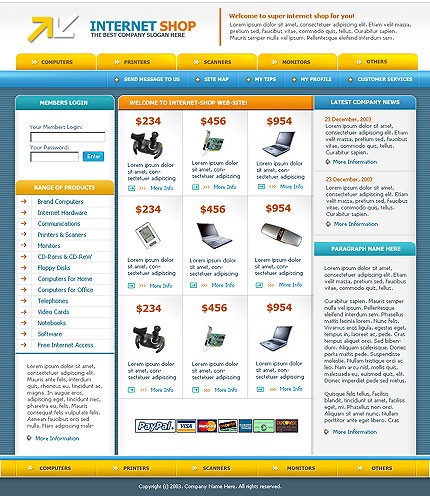 Website Template #2539