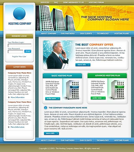 Website Template #2551