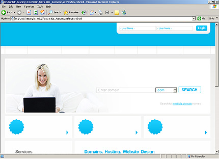 Website Template #25003