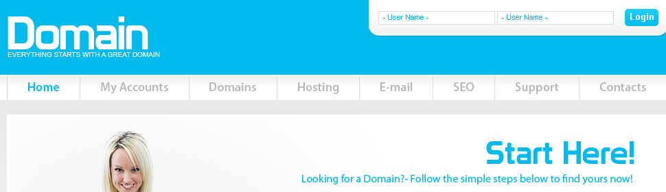 Website Template #25003