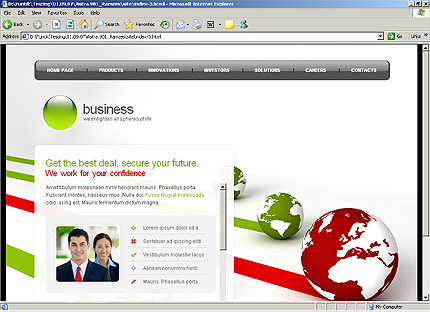 Website Template #25069