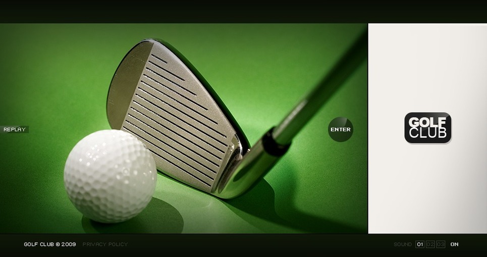 Golf Flash Template 25075