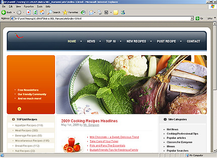 Website Template #25197