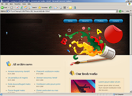 Website Template #25236