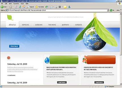 Website Template #25289
